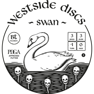 Westside Discs Swan 2 Stamp